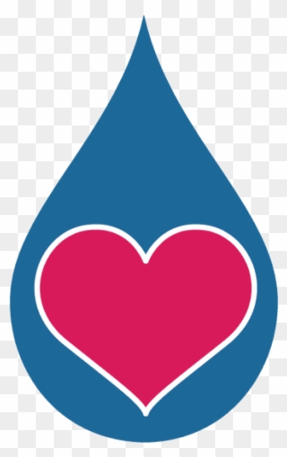 We Love Saving Water - We Love Water Logo Clipart