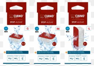 Chemical Filtration - - Ciano Cf40 Filter Stop-algae Cartridge X 2 Clipart