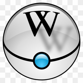 File Wikiball Crystal Wikimedia Commons Filewikiball - Pokeball Transparent Ball Clipart