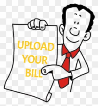 Upload Your Bill And Save On Power Consumption - Upload Bill Clipart