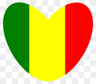 Rasta Flag Sticker Jamaica Represent Rastafarimovement - Reggae Heart Clipart