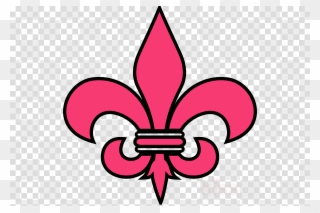 Santa Teresa High School Clipart New Orleans Saints - Pink Fleur De Lis - Png Download