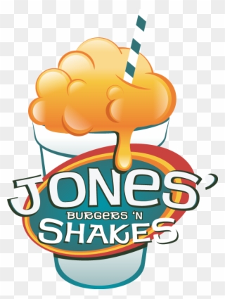 Logo - Jones Burgers N Shakes Clipart