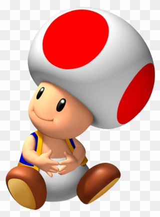 Nintendo Clipart Mario Mushroom - Toad Mario Bros - Png Download