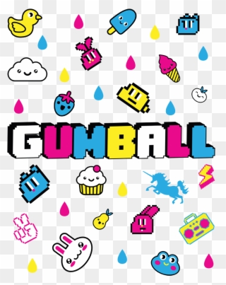 The Amazing World Of Gumball Fun Drops Women's T-shirt Clipart