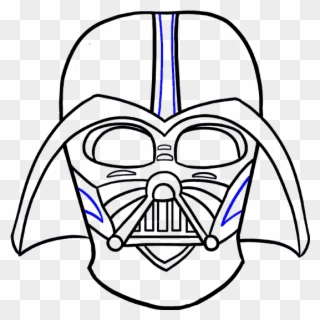 Draw Darth Vader Head Clipart