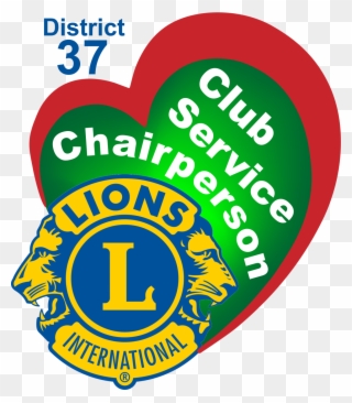 The Lions Logo And Heart Outline Framing The Text Club - Global Action Team Lions Clubs Clipart