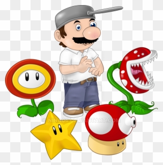 Mario Vs Zombies By Clip Art Download Super Mario Plants Vs