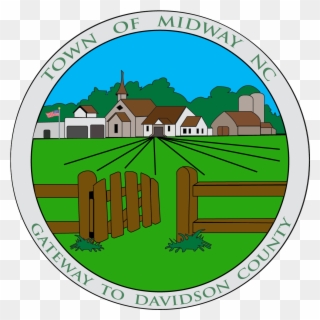 The Town Of Midway - Circle Clipart