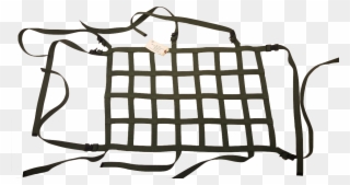 Military Issue Cargo Net Securing - Cargo Net Clipart