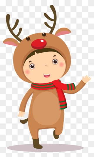 Christmas Kids Clipart - Png Download