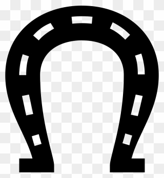The Icon Is A Horseshoe That - Horseshoe Png Clipart