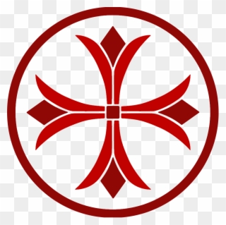 Red Cross - Coptic Cross Png Clipart