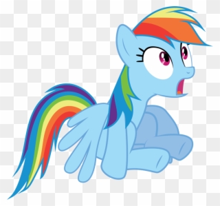 Fall Weather Friends, Rainbow Dash, Safe, Shocked, - My Little Pony Rainbow Dash Shocked Clipart
