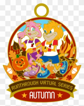 Autumn 2018 Virtual Run - Illustration Clipart
