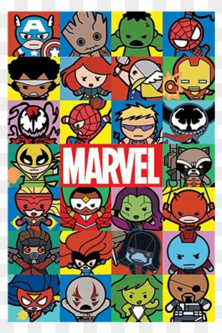 Iron Man - Marvel Kawaii Poster Clipart