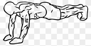 File Close Triceps Pushup 1 Svg Wikimedia Commons Rh - Exercises Triceps Drawing Clipart