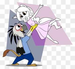 Up1ter, Dancing, Griffon, Oc, Oc - Cartoon Clipart