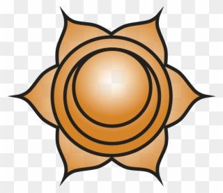 Sacrum - Sacral Chakra Symbol Clipart