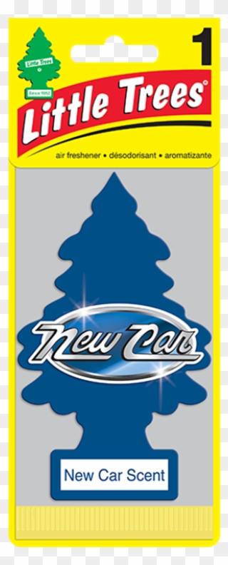 Little Trees New Car Clipart