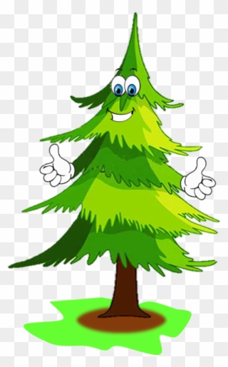 Who Always Make The Right Choices In School Everyday - Cartoon Trees Pointy Clipart