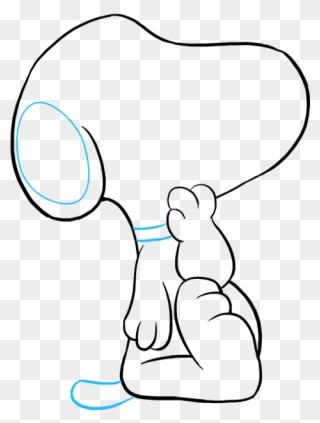 How To Draw Snoopy - Drawing Clipart