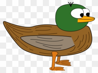 Wings Clipart Duck - Cartoon Duck Transparent Png