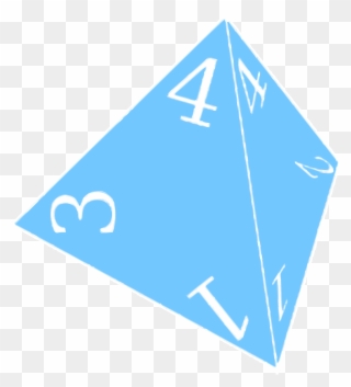 Big Image - 4 Sided Dice Png Clipart