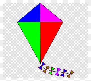 Download Kite Clip Art Clipart Clip Art Triangle - Clip Art Kite Clipart - Png Download