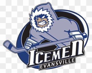 'pink The Rink' This Weekend With The Evansville Icemen - Jacksonville Icemen Logo Clipart