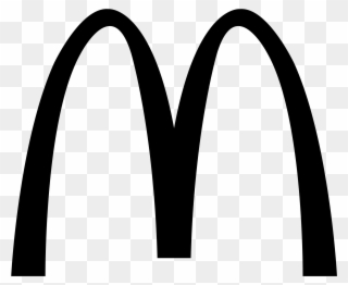 Mcdonald S Logo Png Transparent Svg Freebie - Mcdonalds Logo Black And White Clipart