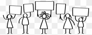 Click To Enlarge Useyourwords1 1 D87e7a71c5e53394 - Stick Figure Protesting Clipart