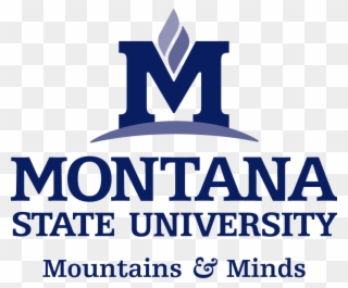 Core Logo With Mountains & Minds Tagline - Montana State University Mountains And Minds Clipart