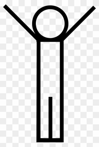 Person Standing With Arms Up Comments - Portable Network Graphics Clipart