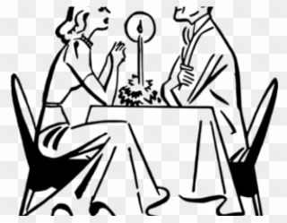 Dinner Cliparts - Dating Clipart Png Transparent Png