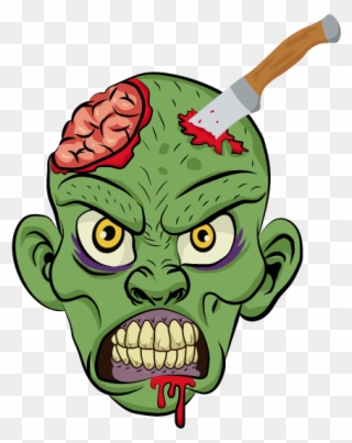Oozer Halloween Vector Skull Creepy Illustrative Zombie - Bigstock Clipart