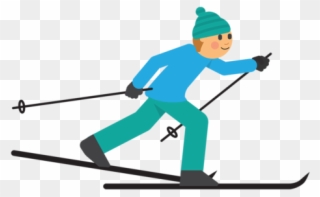 Finland, Sports, Skiing, Emojis, Clip Art, Hs Sports, - Cross Country Skiing Emoji - Png Download