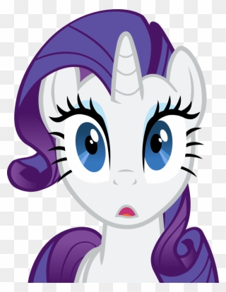 Pony Clipart Mlp Rarity - My Little Pony Rarity Cara - Png Download