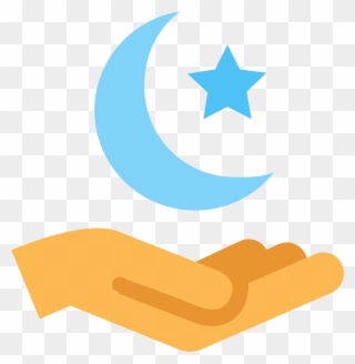 Ramadan Icon - Star And Crescent Transparent Clipart