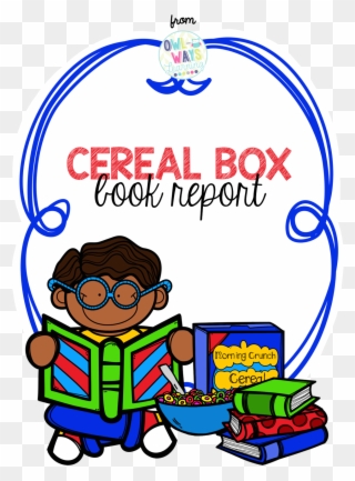 It Is My Cereal Box Book Report You Can Read More About - Education Clipart