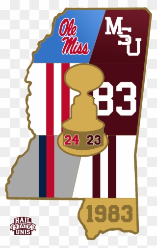 The Results Generally Weren't Good For The Bulldogs, - Ole Miss Egg Bowl 2018 Clipart
