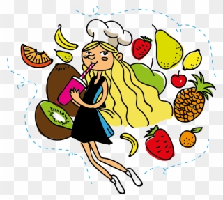 Good Fruits, Healthy Fruits - Snack Clipart