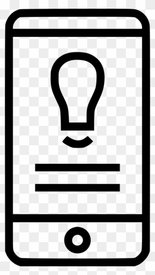 Light Bulb Cell Svg Png Icon Free - Cell Phone Data Icon Clipart