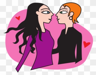 Gay Romance Cliparts 1, Buy Clip Art - Clip Art Gay Women - Png Download