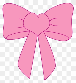 Pink Bow Clip Art Transparent Png Bows And - Cartoon Girl Bow Tie