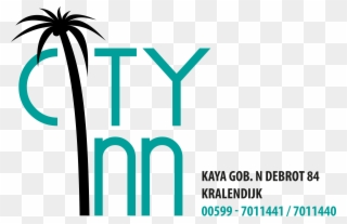 Logo City Inn Budget Studio's & Apartments - Palm Tree Clip Art - Png Download