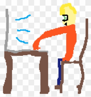 When Fortnite Has A New Skin - Sitting Clipart