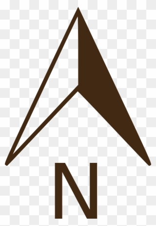 North Arrow Vector 1, Buy Clip Art - Compass North - Png Download