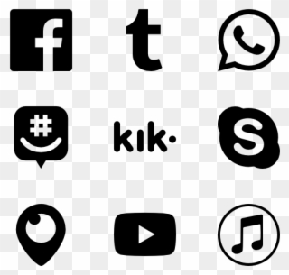 Social Media - Iconos Redes Sociales Png Clipart