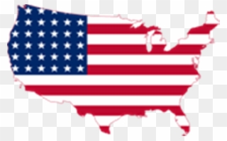 The Latest News From The World Of Politics, Stage, - Flag Map Of United States Clipart